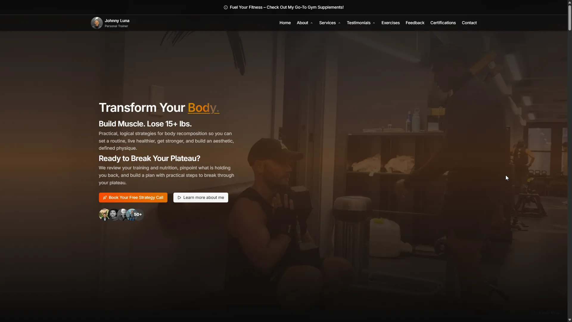 Johnny Luna homepage